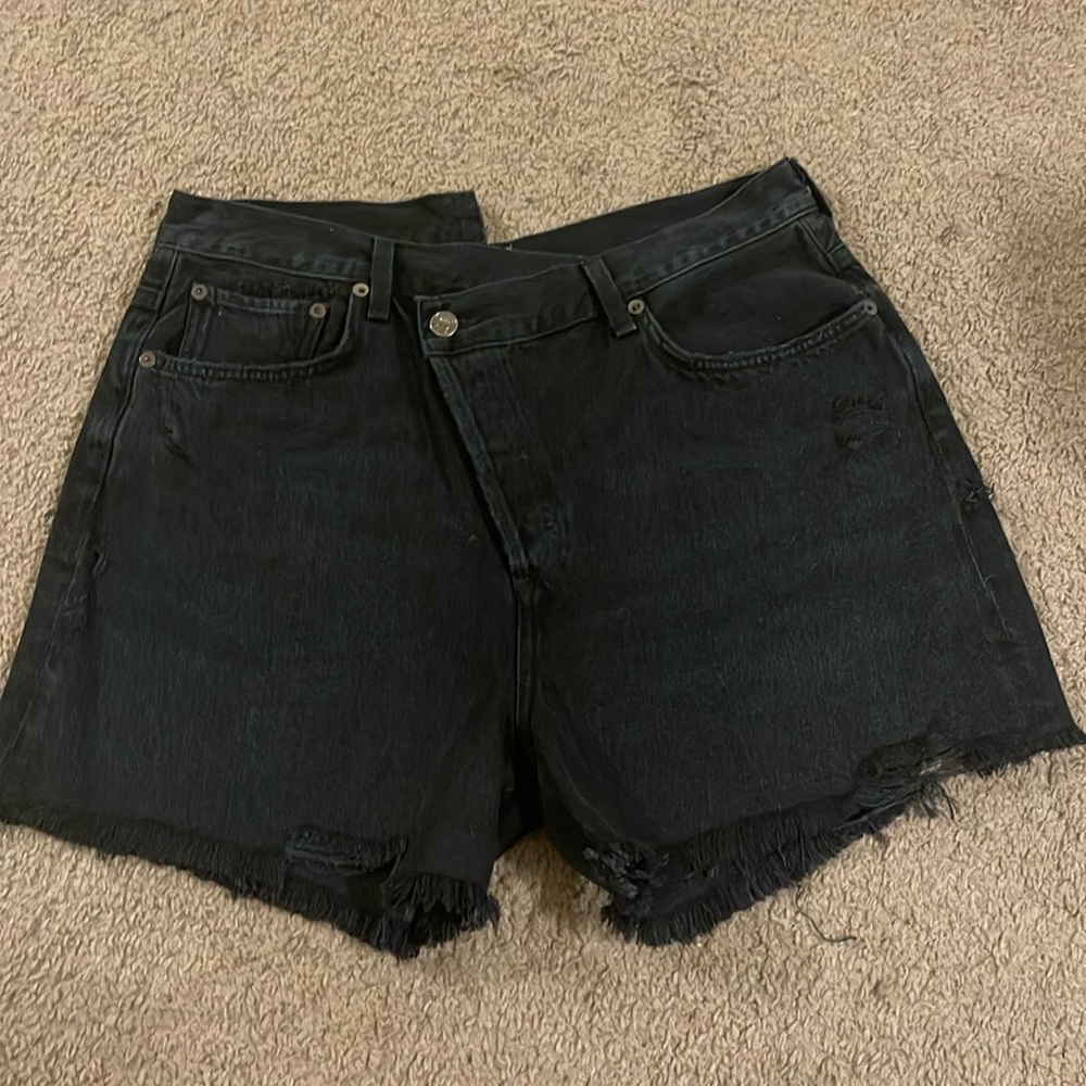 Agolde Criss Cross Shorts